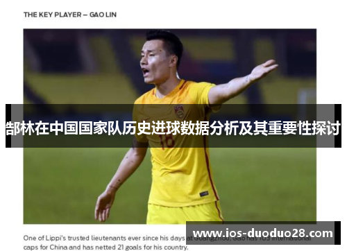 郜林在中国国家队历史进球数据分析及其重要性探讨