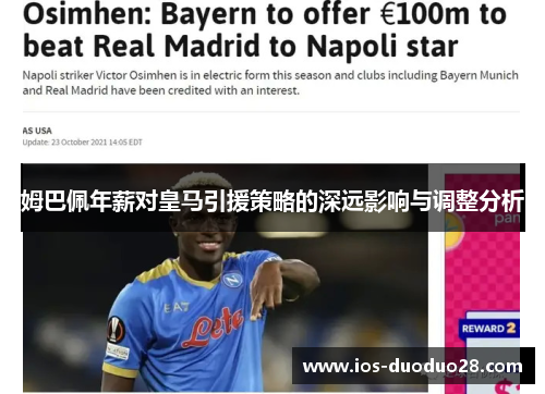 姆巴佩年薪对皇马引援策略的深远影响与调整分析 姆巴佩年薪对皇马引援策略的深远影响与调整分析